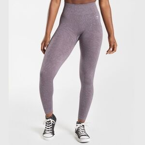 Gymshark Purple High Rise Adapt Animal Seamless Tight Leggings